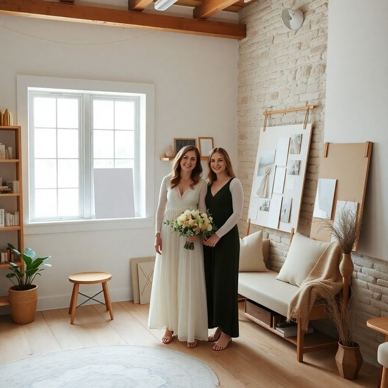 Betahorbit wedding planning team in a warm Winnipeg studio